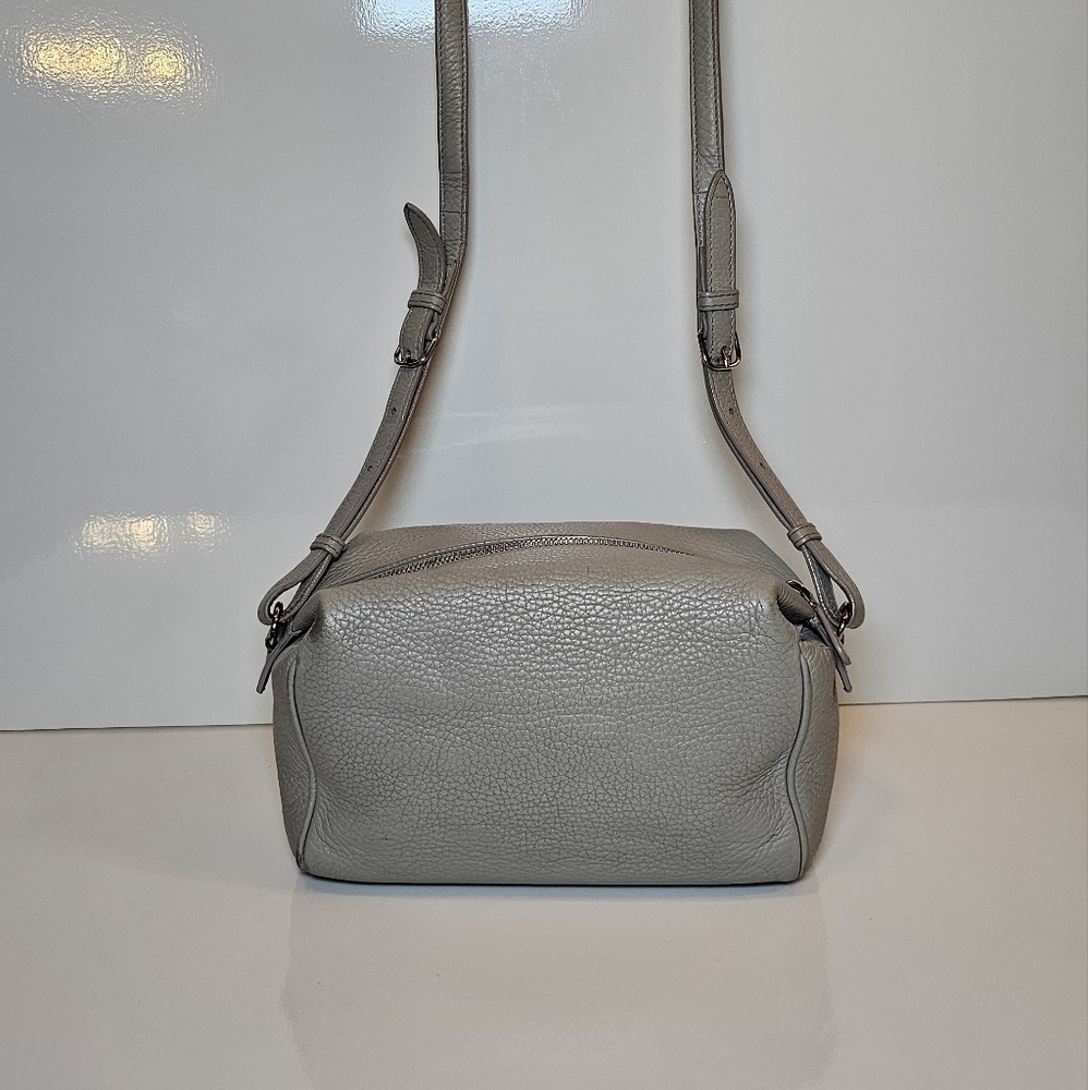 Balenciaga Gray Leather Shoulder Bag Camera Bag - Picture 4 of 17